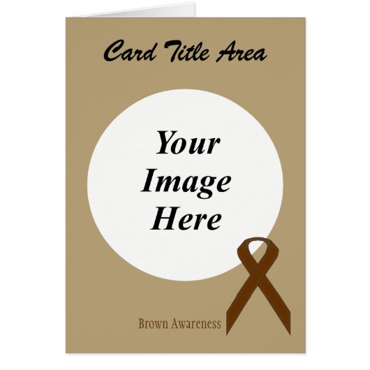 Brown Standard Ribbon Template by Kenneth Yoncich (Front)