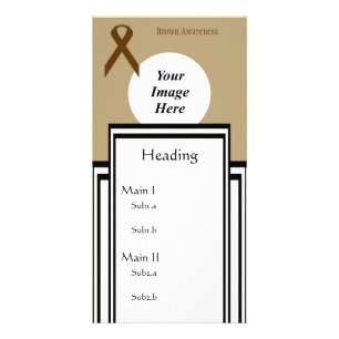 Brown Standard Ribbon Template by Kenneth Yoncich
