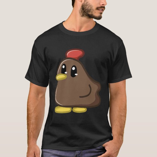 Brown Stardew Valley Chicken   T-Shirt (Front)