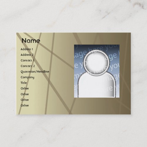 Brown Sticks - Chubby Business Card Templates