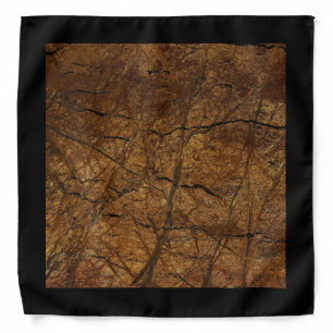 Brown Stone Pattern Bandana