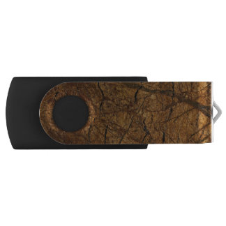 Brown Stone Pattern Flash Drive