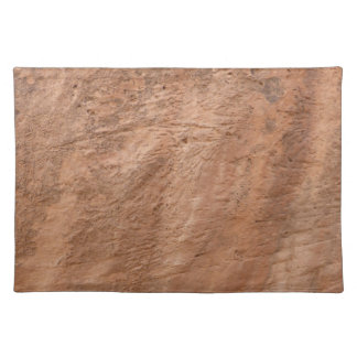 Brown stone Rock natural Cloth Placemat