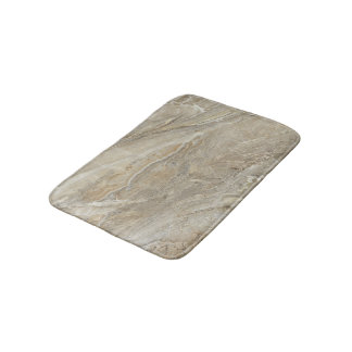 Brown stone texture bath mat
