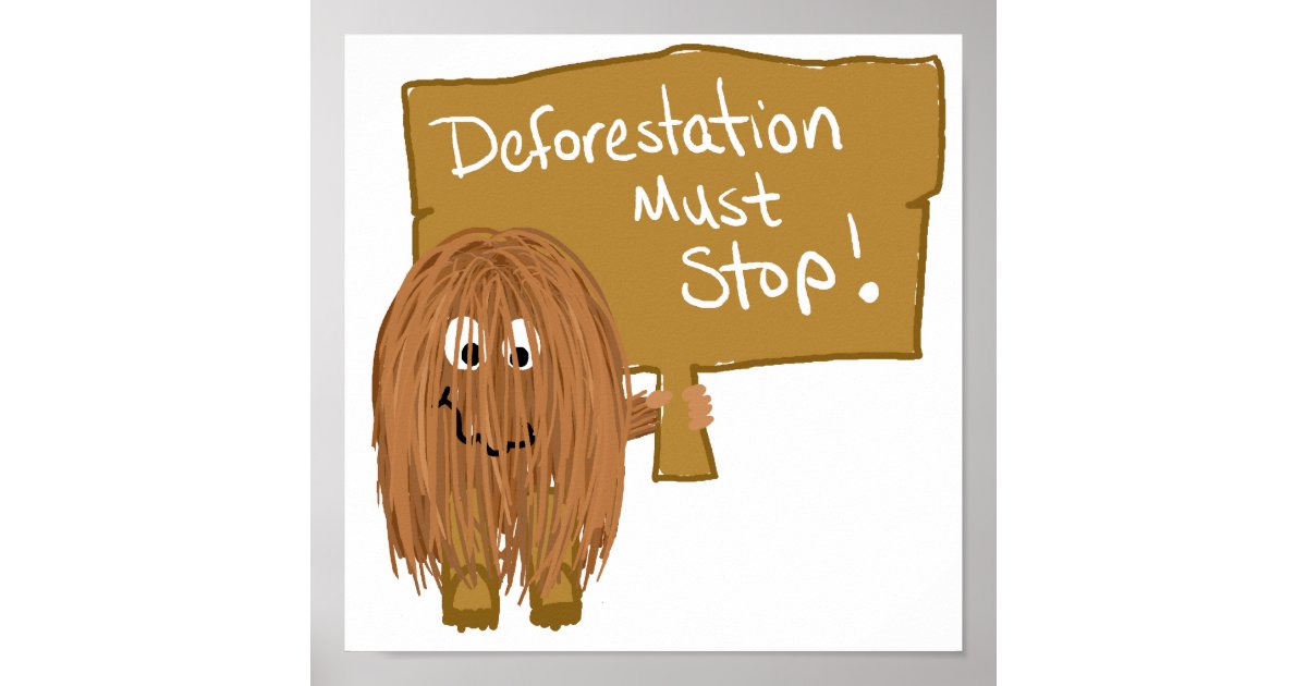 stop deforestation posters for kids