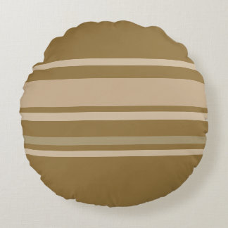 Brown Stripe Design Pillow 