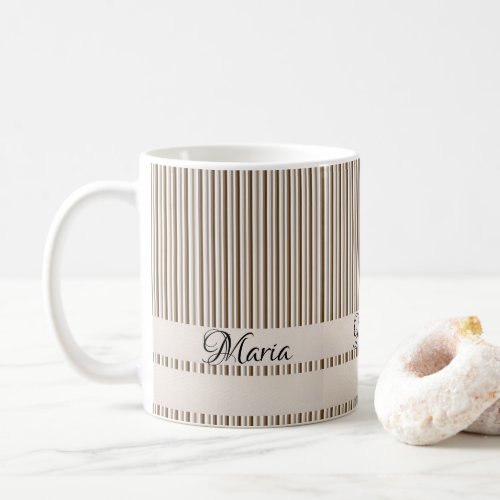 Brown Stripe Mug