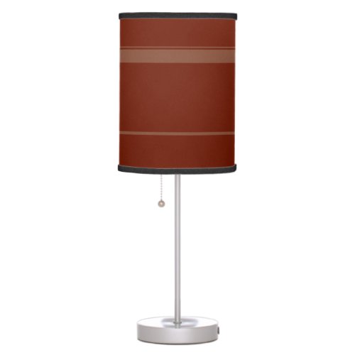 Brown Stripe Pattern Lamp 