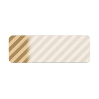 Brown Stripes. Label