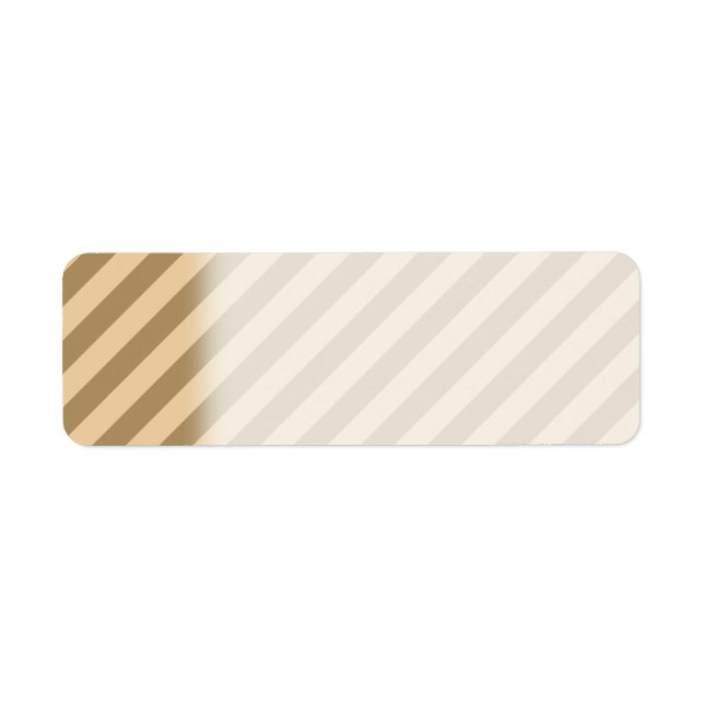 Brown Stripes. Label (Front)