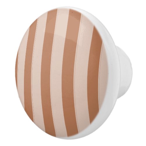 Brown stripes on ceramic knob