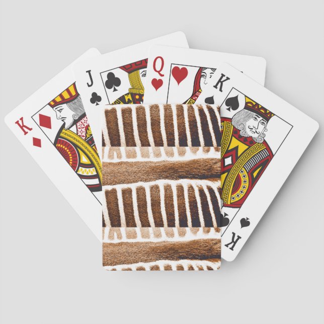 Brown Stripes_ Poker Cards (Back)
