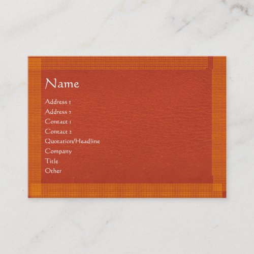 Brown Stylish Border n Surface Business Card Template