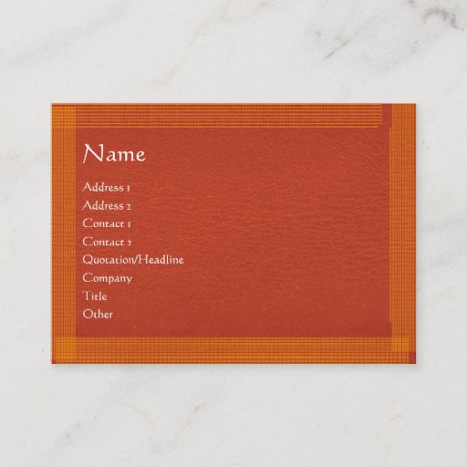 Customizable Brown Stylish Border n Surface Business Card Template
