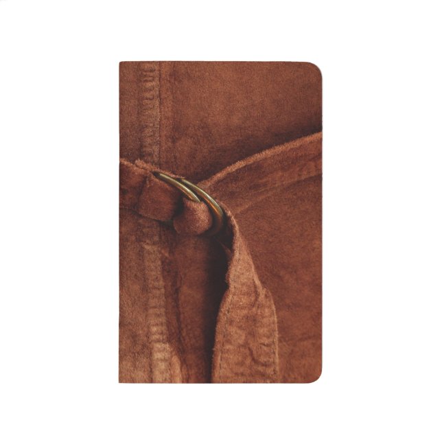 Brown Suede With Strap And Buckle Journal (Front)