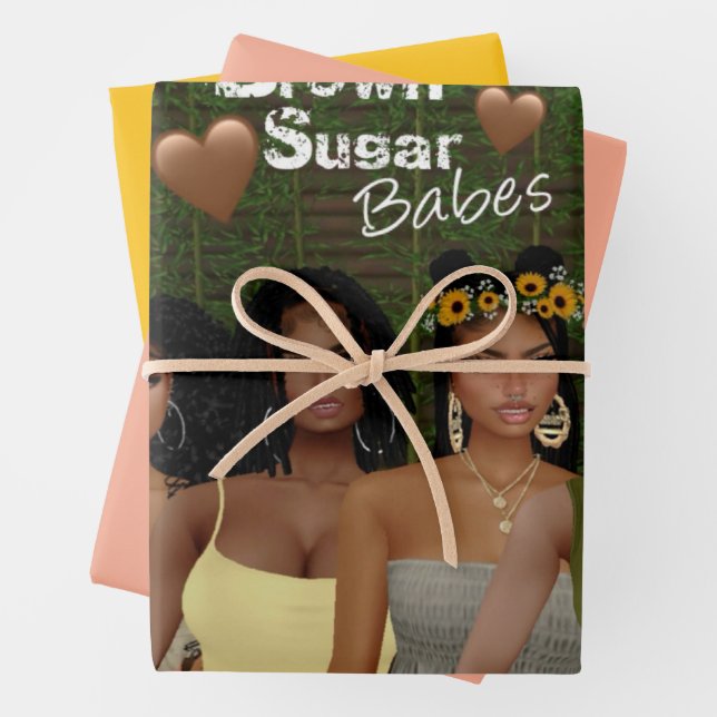 Brown Sugar Babes Gift Wrap 13 (In situ)