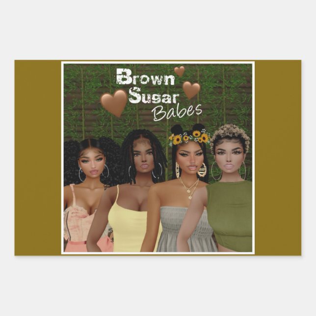 Brown Sugar Babes Gift Wrap 13 (Front)