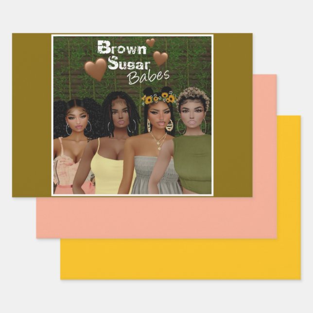 Brown Sugar Babes Gift Wrap 13 (Set)