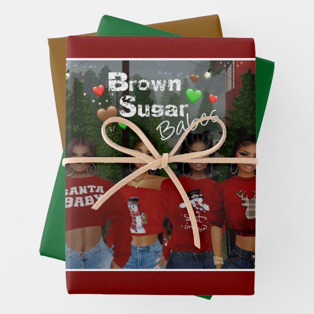 Brown Sugar Babes Gift Wrap 15 (In situ)