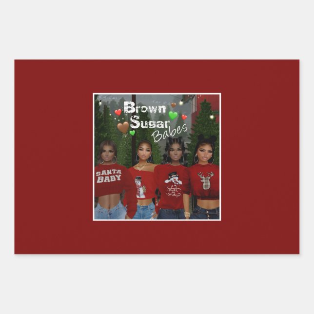 Brown Sugar Babes Gift Wrap 15 (Front)