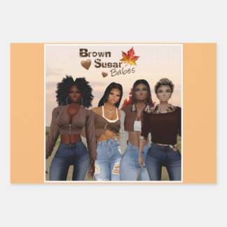 Brown Sugar Babes Gift Wrap 7