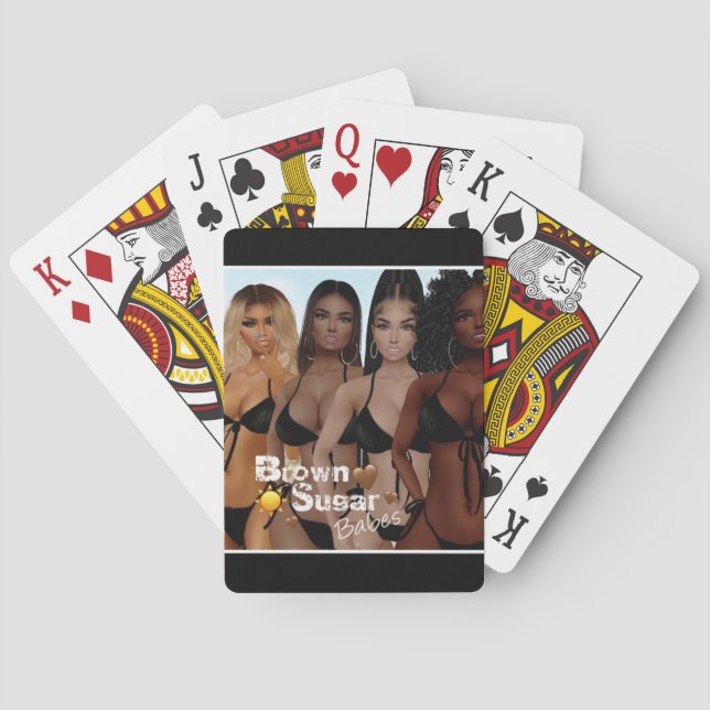 Brown Sugar Babes Playing Cards 1 (Back)