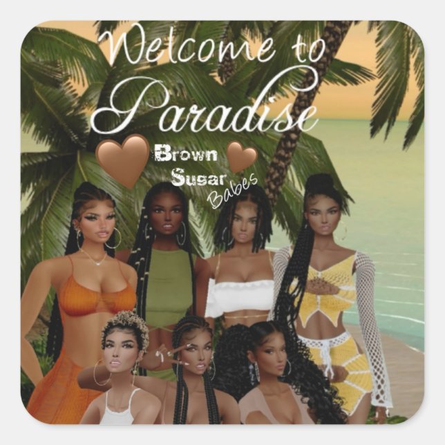 Brown Sugar Babes Stickers 11 (Front)