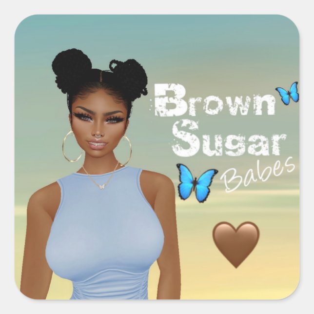 Brown Sugar Babes Stickers 3 (Front)