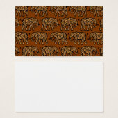 Brown Swirling Elephant Pattern (Front & Back)