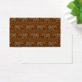Brown Swirling Elephant Pattern (Desk)