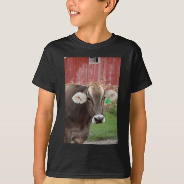 Brown Swiss Cow T-Shirt (Front)