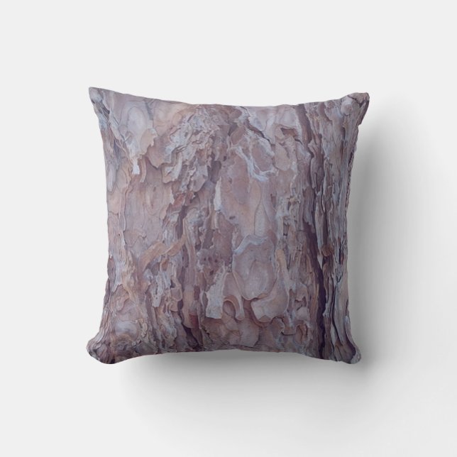 Brown Symphony Throw Pillow (Front)