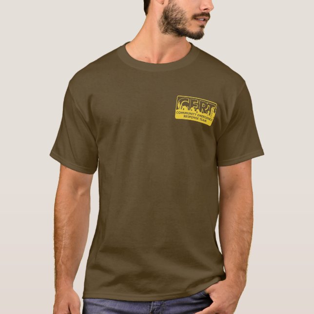 Brown T Casual T-Shirt (Front)