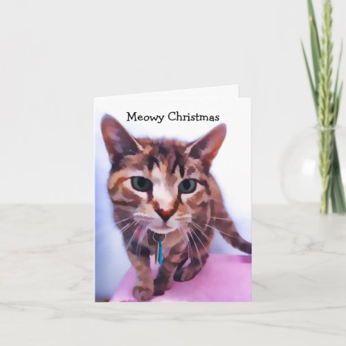 Brown Tabby Card