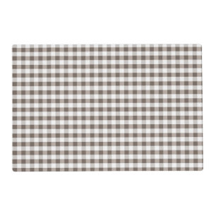 Brown Table Cloth Pattern Placemat