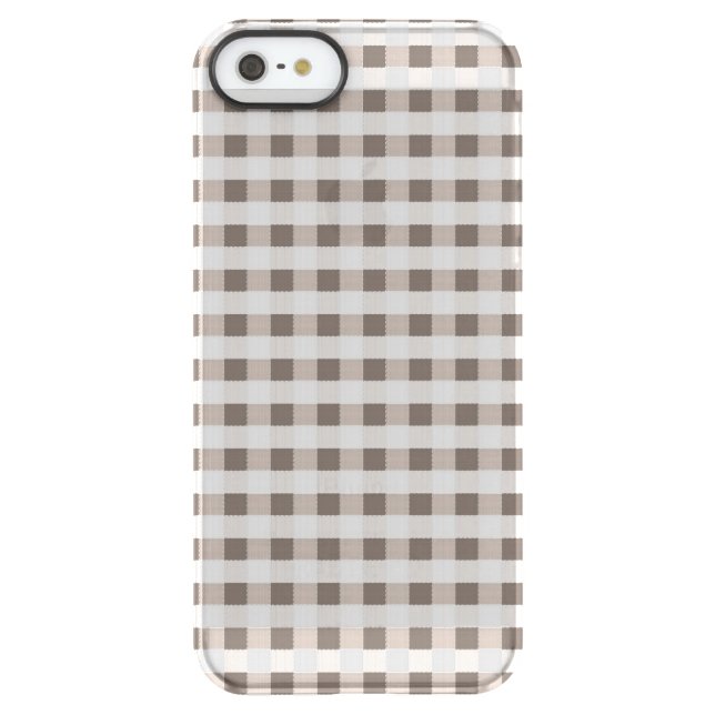 Brown Table Cloth Pattern Uncommon iPhone Case (Back)