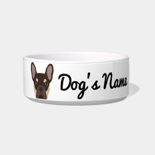 Brown Tan French Bulldog Bowl