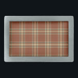 Brown Tartan Belt Buckle<br><div class="desc">Brown Tartan Belt Buckle</div>