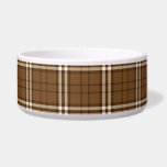 Brown Tartan Bowl<br><div class="desc">Add an instant "hunting lodge" touch to any room or your wardrobe this fall with this traditional rich toned brown and white plaid.</div>