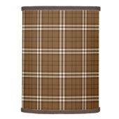 Brown Tartan Lamp Shade (Right)