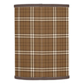 Brown Tartan Lamp Shade (Back)