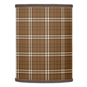 Brown Tartan Lamp Shade (Left)