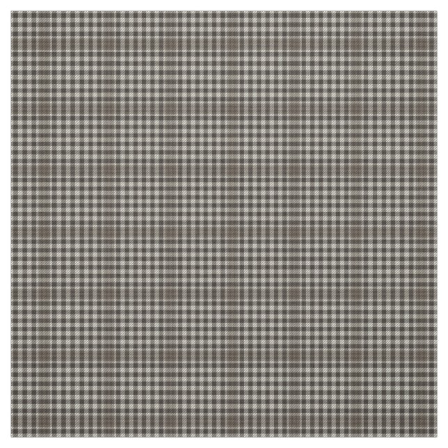 Brown Tartan Plaid Fabric (Swatch)