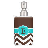 Teal And Brown Bathroom Accessories Zazzle