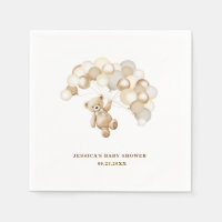 Brown Teddy Bear Baby Shower