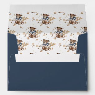 Brown Teddy Bear It's A Boy! Shower Napkins Envelope