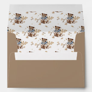 Brown Teddy Bear It's A Boy! Shower Napkins Envelope