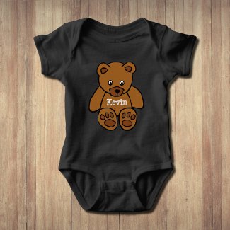 brown teddy bear - personalized