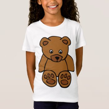 Brown Teddy Bear T-shirt by stargiftshop at Zazzle