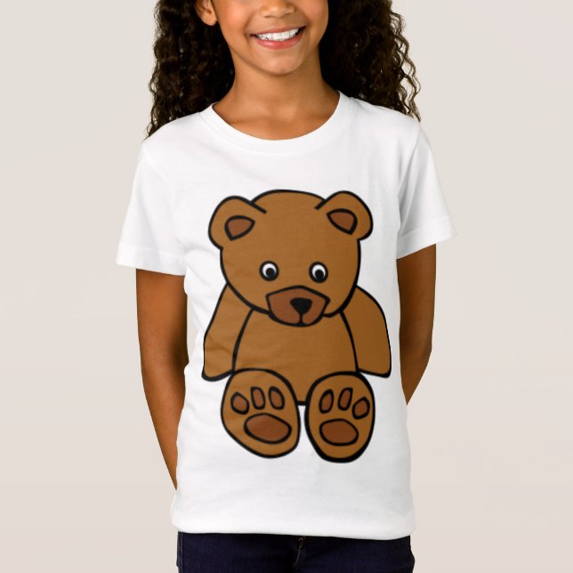 Brown Teddy Bear T-Shirt (Front)